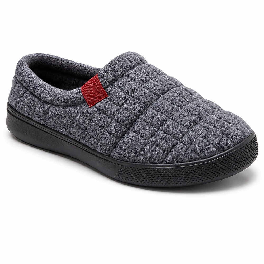 Men's Slippers by DLuxe by Dearfoams Julien Clog Gray‎ Size 7/8 New With Tags